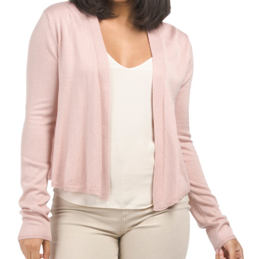 NEW WTIH TAGS! SPLENDID Open Front Cardigan Rose $78